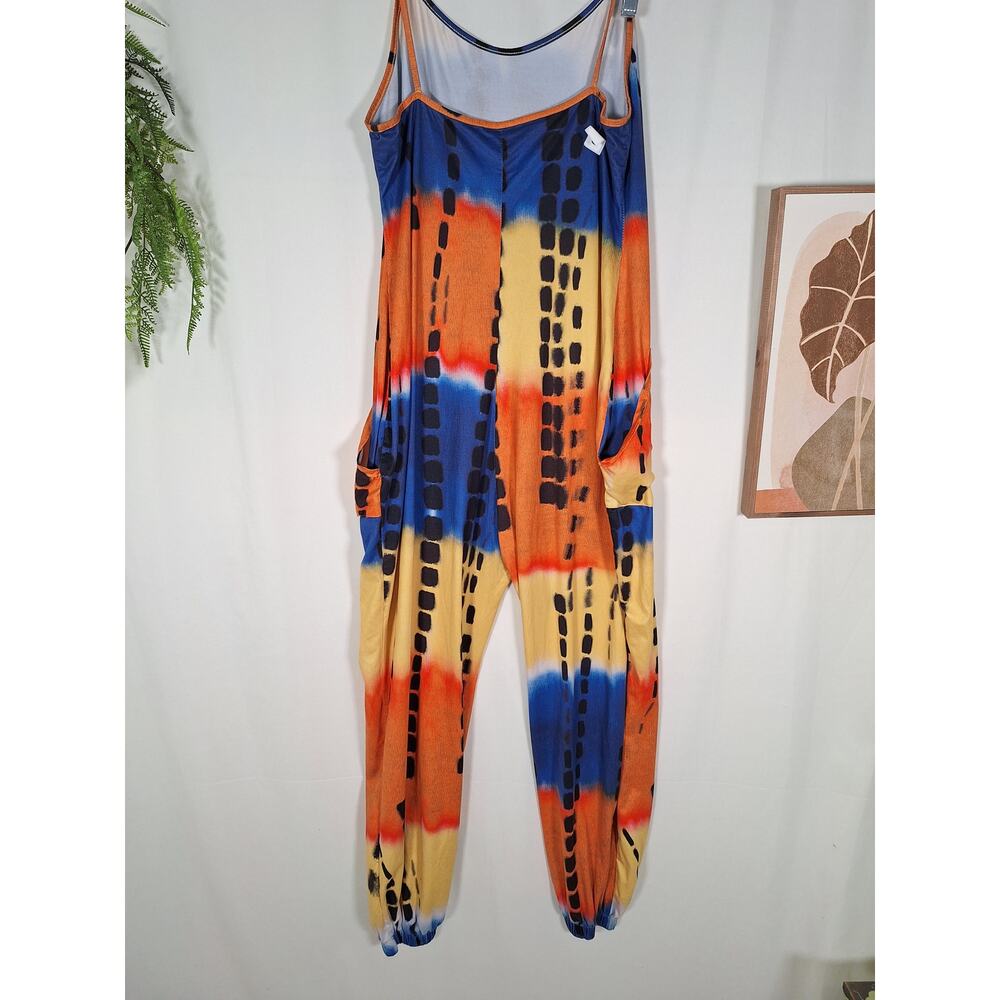 Unbranded Sleeveless One-Piece Jumpsuit for Women Multicolor - Picture 2 of 3
